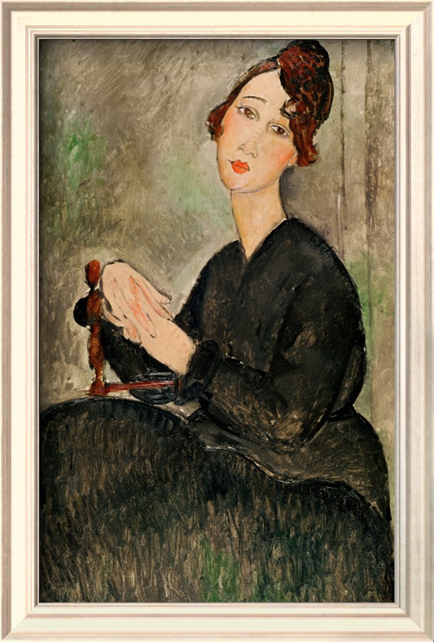 Portrait of Dedie Hayden, 1918 - Amedeo Modigliani Paintings